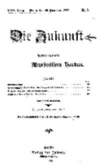 Die Zukunft, 28. November, Jahrg. XVII, Bd. 65, Nr 9.