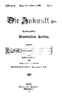 Die Zukunft, 5. Dezember, Jahrg. XVII, Bd. 65, Nr 10.