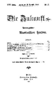 Die Zukunft, 19. Dezember, Jahrg. XVII, Bd. 65, Nr 12.