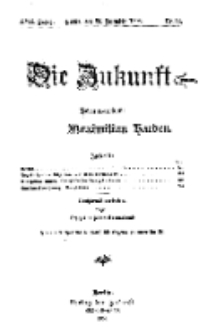 Die Zukunft, 26. Dezember, Jahrg. XVII, Bd. 65, Nr 13.