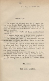 Geehrter Herr! [ulotka]