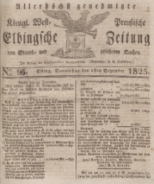 Elbingsche Zeitung, No. 96 Donnerstag, 1 Dezember 1825