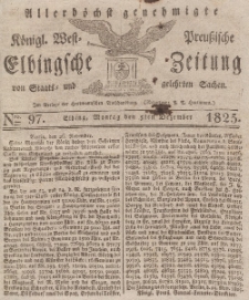 Elbingsche Zeitung, No. 97 Montag, 5 Dezember 1825
