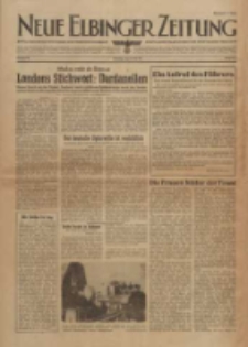 Neue Elbinger Zeitung, Nr. 32, Dienstag 11. Mai 1943, 1. Jahrgang