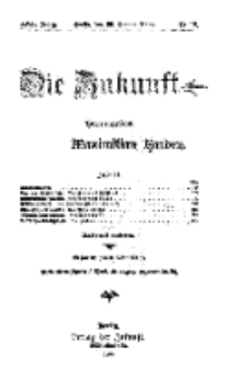 Die Zukunft, 30. Januar, Jahrg. XVII, Bd. 66, Nr 18.