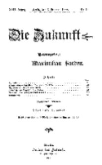 Die Zukunft, 6. Februar, Jahrg. XVII, Bd. 66, Nr 19.