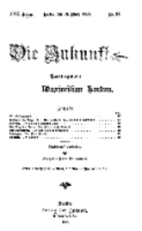 Die Zukunft, 13. März, Jahrg. XVII, Bd. 66, Nr 24.