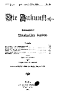 Die Zukunft, 20. März, Jahrg. XVII, Bd. 66, Nr 25.