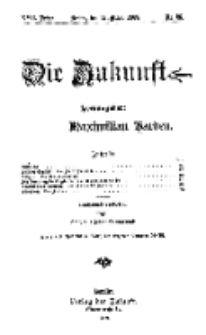 Die Zukunft, 27. März, Jahrg. XVII, Bd. 66, Nr 26.