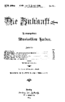Die Zukunft, 7. August, Jahrg. XVII, Bd. 68, Nr 45.