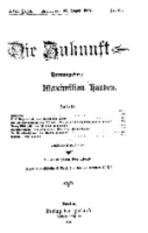 Die Zukunft, 28. August, Jahrg. XVII, Bd. 68, Nr 48.