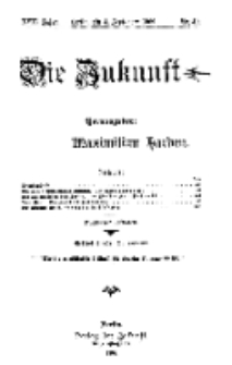 Die Zukunft, 4. September, Jahrg. XVII, Bd. 68, Nr 49.