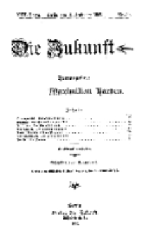 Die Zukunft, 11. September, Jahrg. XVII, Bd. 68, Nr 50.