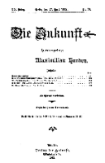 Die Zukunft, 27. April, Jahrg. XX, Bd. 79, Nr 30.