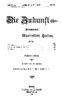 Die Zukunft, 4. Mai, Jahrg. XX, Bd. 79, Nr 31.