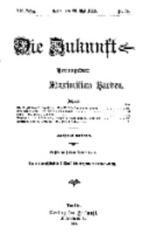 Die Zukunft, 25. Mai, Jahrg. XX, Bd. 79, Nr 34.