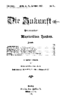 Die Zukunft, 21. September, Jahrg. XX, Bd. 80, Nr 51.