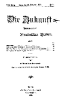 Die Zukunft, 30. November, Jahrg. XXI, Bd. 81, Nr 9.