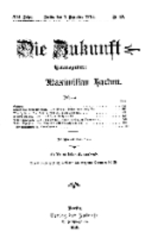 Die Zukunft, 7. Dezember, Jahrg. XXI, Bd. 81, Nr 10.