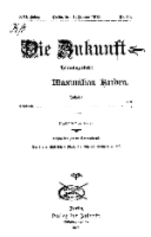 Die Zukunft, 4. Januar, Jahrg. XXI, Bd. 82, Nr 14.