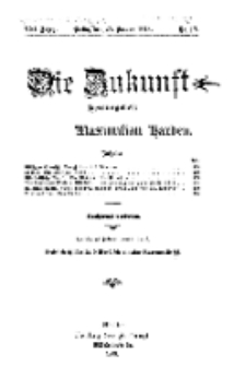 Die Zukunft, 25. Januar, Jahrg. XXI, Bd. 82, Nr 17.