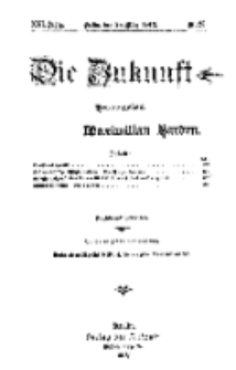 Die Zukunft, 29. März, Jahrg. XXI, Bd. 82, Nr 26.