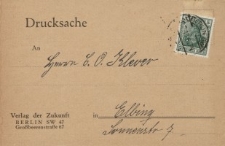 Drucksache...Klever [karta pocztowa]