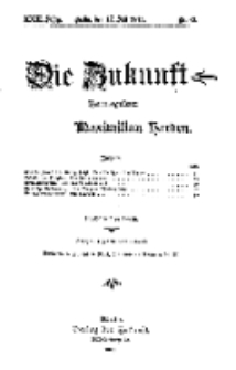 Die Zukunft, 17. Juli, Jahrg. XXIII, Bd. 92, Nr 42.