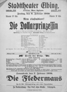 Die Dollarprinzessin - M. Willner, F. Gr&uuml;nbaum