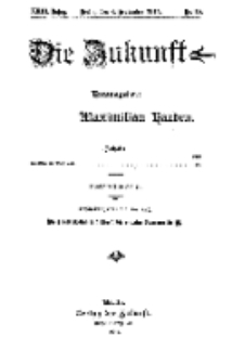 Die Zukunft, 4. September, Jahrg. XXIII, Bd. 92, Nr 49.