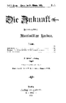 Die Zukunft, 30. Oktober, Jahrg. XXIV, Bd. 93, Nr 5.