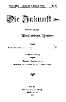 Die Zukunft, 4. Dezember, Jahrg. XXIV, Bd. 93, Nr 10.