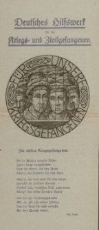 Deutsches Hilfswerk für die Kriegs- und Zivilgefangenen [ulotka]