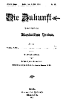 Die Zukunft, 8. Mai, Jahrg. XXIII, Bd. 91, Nr 32.