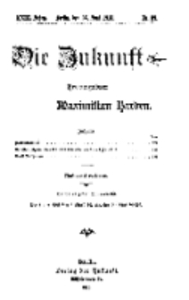 Die Zukunft, 26. Juni, Jahrg. XXIII, Bd. 91, Nr 39.