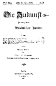 Die Zukunft, 4. März, Jahrg. XXIV, Bd. 94, Nr 22.