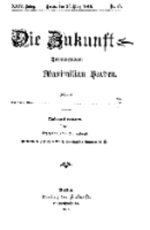 Die Zukunft, 25. März, Jahrg. XXIV, Bd. 94, Nr 25.