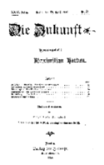 Die Zukunft, 29. April, Jahrg. XXIV, Bd. 95, Nr 30.