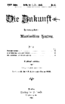 Die Zukunft, 3. Juni, Jahrg. XXIV, Bd. 95, Nr 35.