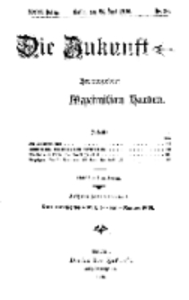 Die Zukunft, 24. Juni, Jahrg. XXIV, Bd. 95, Nr 38.