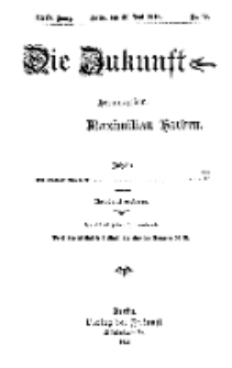 Die Zukunft, 30. Juni, Jahrg. XXIV, Bd. 95, Nr 39.