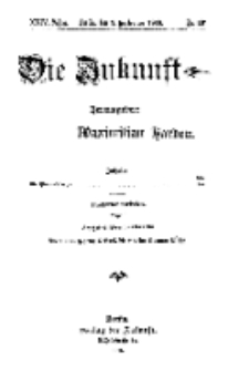 Die Zukunft, 9. September, Jahrg. XXIV, Bd. 96, Nr 49.