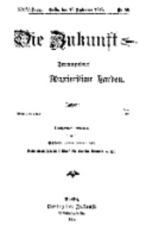 Die Zukunft, 16. September, Jahrg. XXIV, Bd. 96, Nr 50.