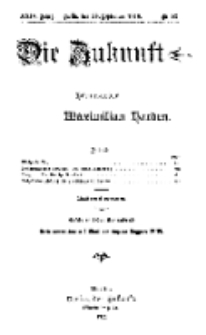 Die Zukunft, 29. September, Jahrg. XXIV, Bd. 96, Nr 52.