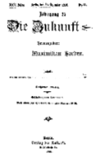 Die Zukunft, 30. Dezember, Jahrg. XXV, Bd. 97, Nr 13.