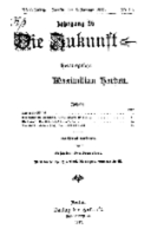 Die Zukunft, 6. Januar, Jahrg. XXV, Bd. 98, Nr 14.