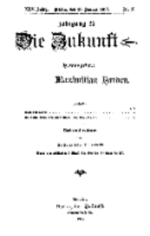 Die Zukunft, 20. Januar, Jahrg. XXV, Bd. 98, Nr 16.