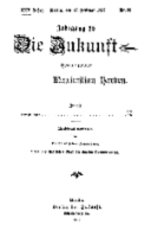 Die Zukunft, 17. Februar, Jahrg. XXV, Bd. 98, Nr 20.