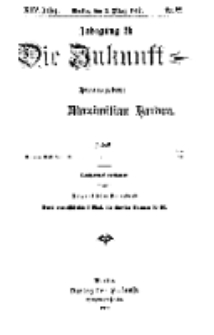 Die Zukunft, 3. März, Jahrg. XXV, Bd. 98, Nr 22.