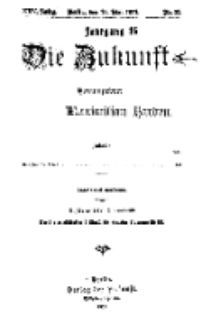 Die Zukunft, 12. Mai, Jahrg. XXV, Bd. 99, Nr 32.